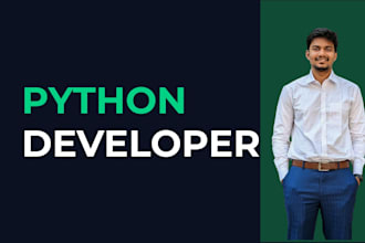 develop python scripts, web scrapers and fix python bugs