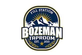 design top quality taproom fill station logo