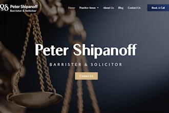 develop a lawyer website with appointment booking