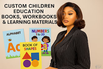 make creative activity coloring and handwriting book, workbook for KDP