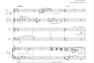 do music arrangements for any combination of instruments