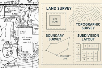 do land survey topographic survey boundary survey site plan subdivision layout