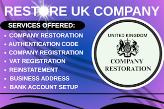 restore uk company, reinstate, reactivate ltd, annual accounts filing