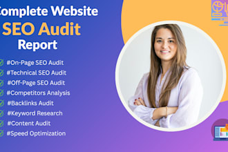 provide website seo audit,keyword research, competitor analysis with action plan