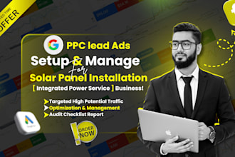 generate solar leads for your solar panel installation using google PPC ads