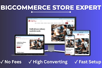 design and build a professional bigcommerce ecommerce store