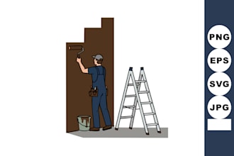 design a unique real estate,construction,agency and painter logo