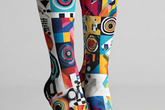 make a unique socks design for you