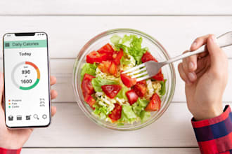 develop calories tracking app, wellness tracking app, nutrient tracking app