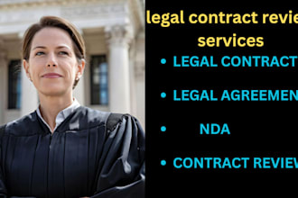 draft legal contract, legal documents, legal agreements and do contract review