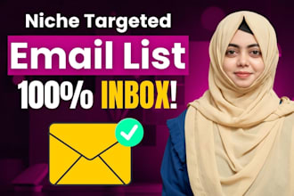 do niche targeted email list,b2b,bulk email list,business lead,lead generation
