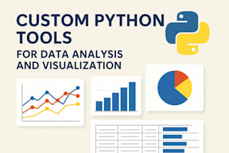 create custom python data analysis and visualization tools