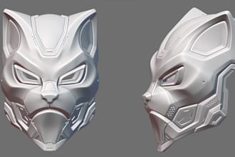 sculpt anubis cosplay helmet, 3d helmet for cosplay, anime mask for 3d printing