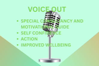 be your motivational voice and friend