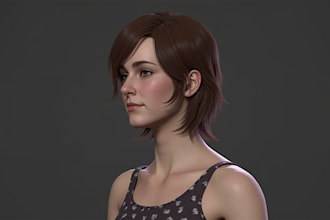 rig cc4 iclone 7 characters with hair physics, morphs, and skin setup for ue5