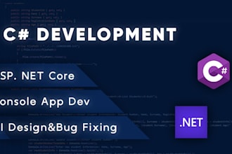 develop and fix csharp dotnet and aspnet core apps