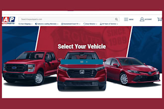 build modern auto parts shopify store automotive website bicycle auto part store