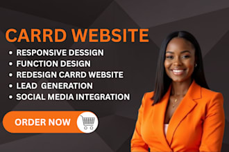 design carrd website redesign carrd landing page carrd website design