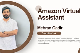 be your amazon private label manager and fba expert