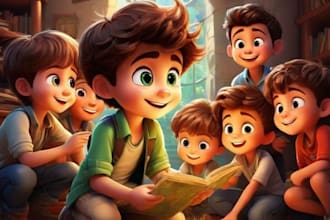 design children book illustration children story book illustration, illustration