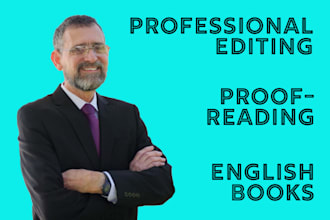 edit and proofread your american english book for publication