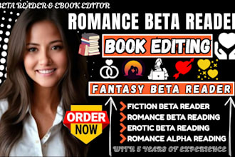 be your romance beta reader, romance fantasy beta reader, ebook beta reading