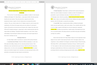 format your document in apa 7 style citations and references