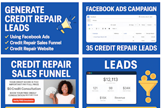 generate high converting credit repair leads with facebook ads funnel