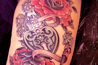 design custom ornamental tattoo for you