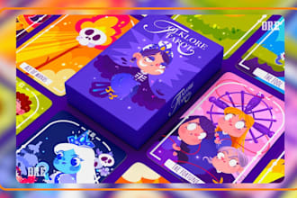 design educational cards, custom tarot, oracle, playing cards, playmat