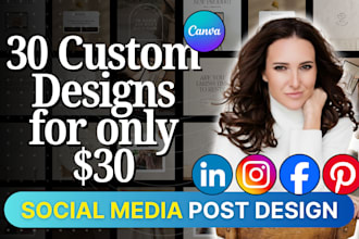 design editable canva templates for social media posts