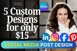 design editable canva templates for social media posts