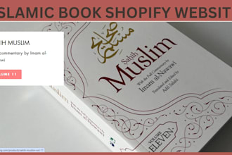 build islamic book store arabic dua book seerah quran islamic shopify store