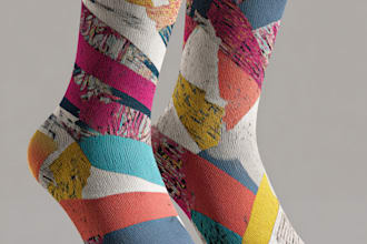 make a unique socks design for you