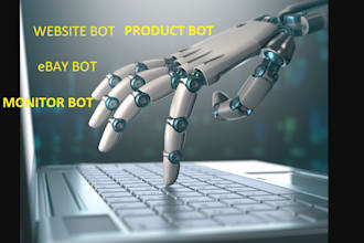 be your product monitor bot expert for websites ebay vinted