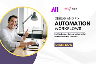 fix or debug your automation workflow ai integration fix n8n automation