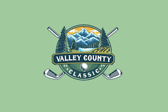 design unique golf tournament logo
