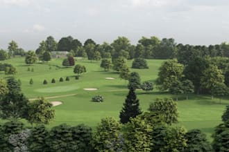 visualize golf course, golf field, putting green, gaming arena, revit, golfbays