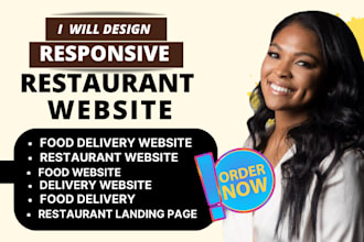 restaurant website food catering website food cafe website food truck website