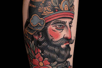 make a tattoo design of tattoo sleeve