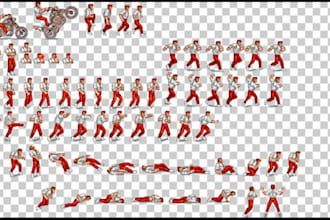 create pixel art 2d sprite sheet pixel art sprites, sprite sheet game asset