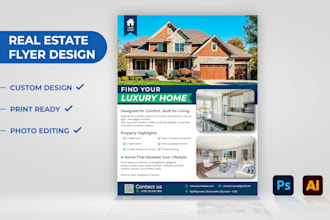 design personalized real estate flyer