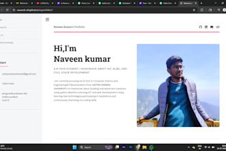 build a fast, responsive frontend websites for business or blog