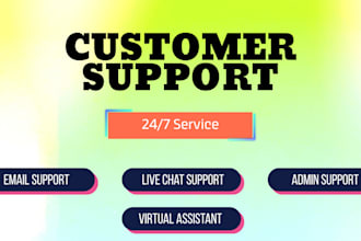 be your customer service, live chat agent
