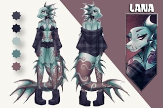 create furry reference sheet fursona ref sheet anthro furry ref sheet furry oc