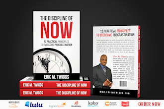 design a modern book cover design for ebook cover, kindle cover, and amazon KDP