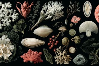 do botanical and anatomical scientific illustrations