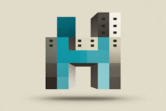 do creative modern minimalist business logo design