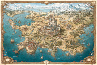 make a fantasy map for your dnd game