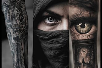 draw custom tattoo designs